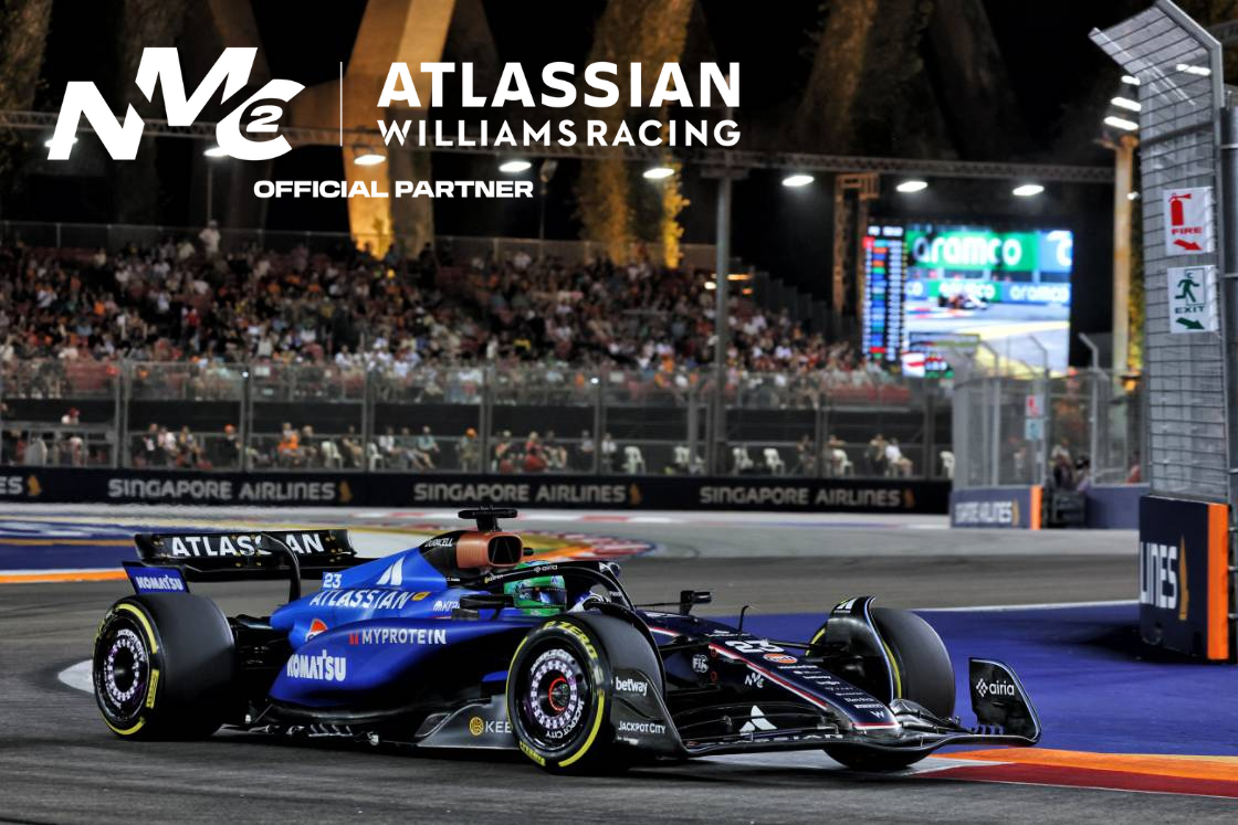 NMC² in Austin: FanZone and Hackathon - F1 car racing around the track